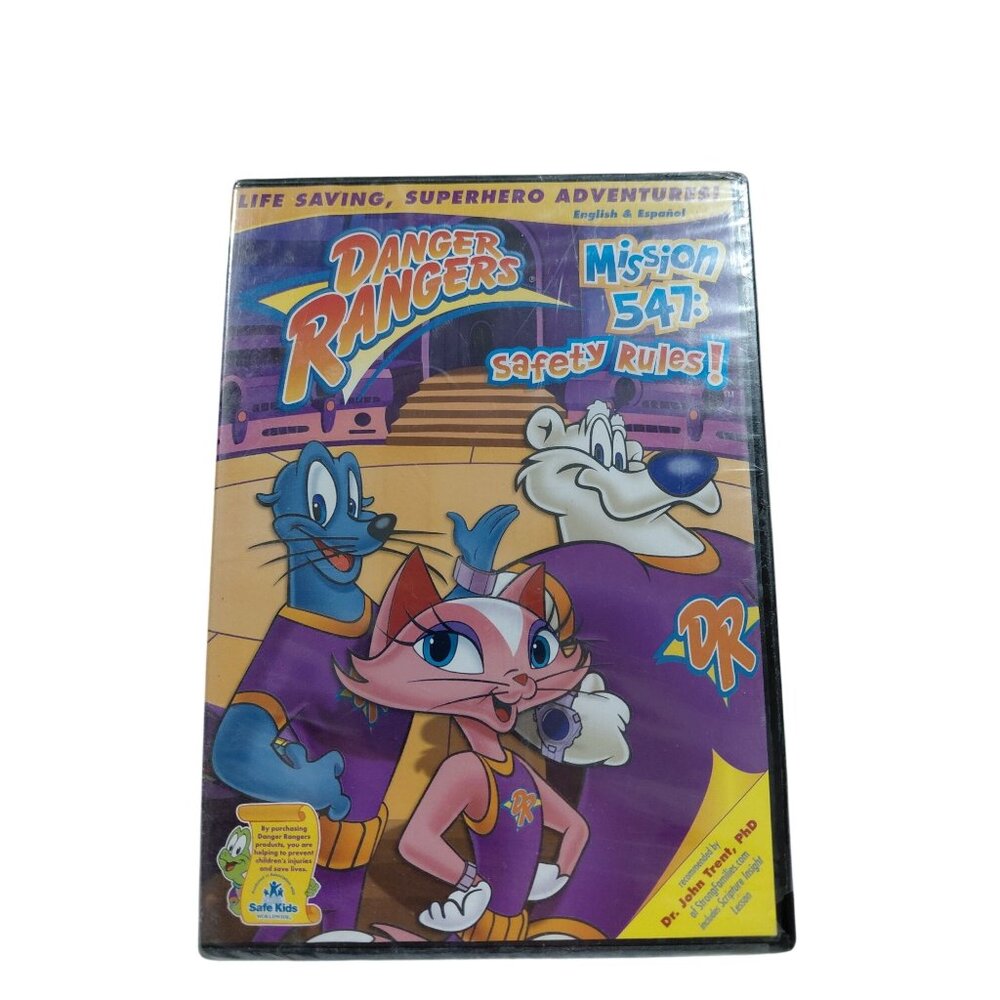 Danger Rangers Mission 547 Safety Rules DVD Educational Kids Movie